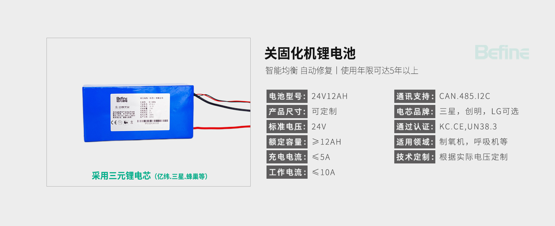 24V12Ah關(guān)固化機(jī)鋰電池(圖3)
